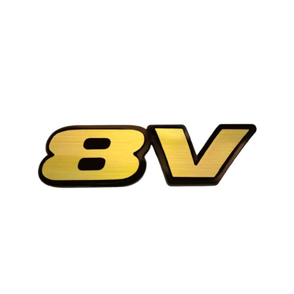 آرم 8V (8 سوپاپ) طلایی
